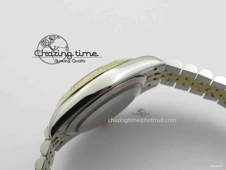 Roman YG Maker Black On Bracelet Edition A2813 BP Best 41mm DateJust SS Jubilee Dial II 0521